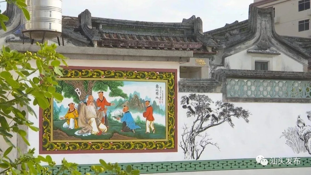 【这就是和美汕头】非遗之美│胪溪壁画,绘就墙上五彩艺术